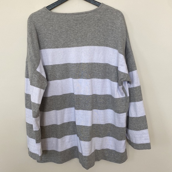 Eileen Fisher Reversible Cotton Sweater - Picture 2 of 4